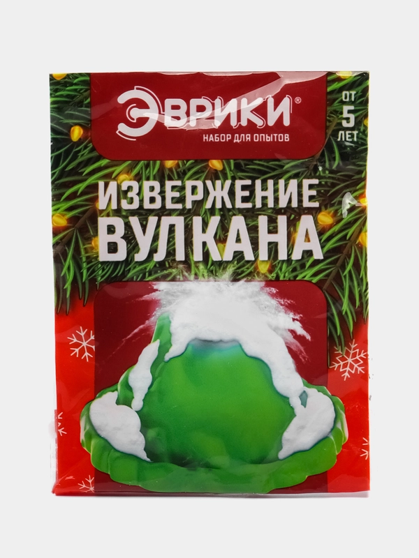 Набор для опытов Извержение вулкана, снежная лава