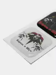 Желтый 3d наклейки-стикеры для телефона, король и шут