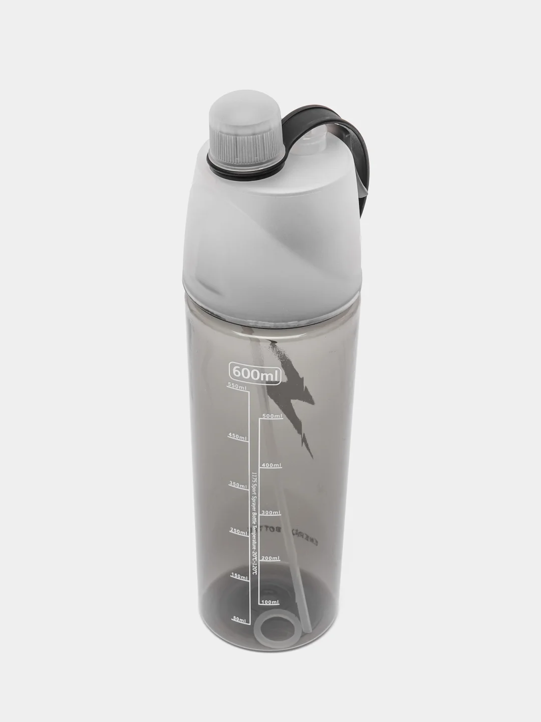 Черный бутылка для воды спортивная "Energy bottle"