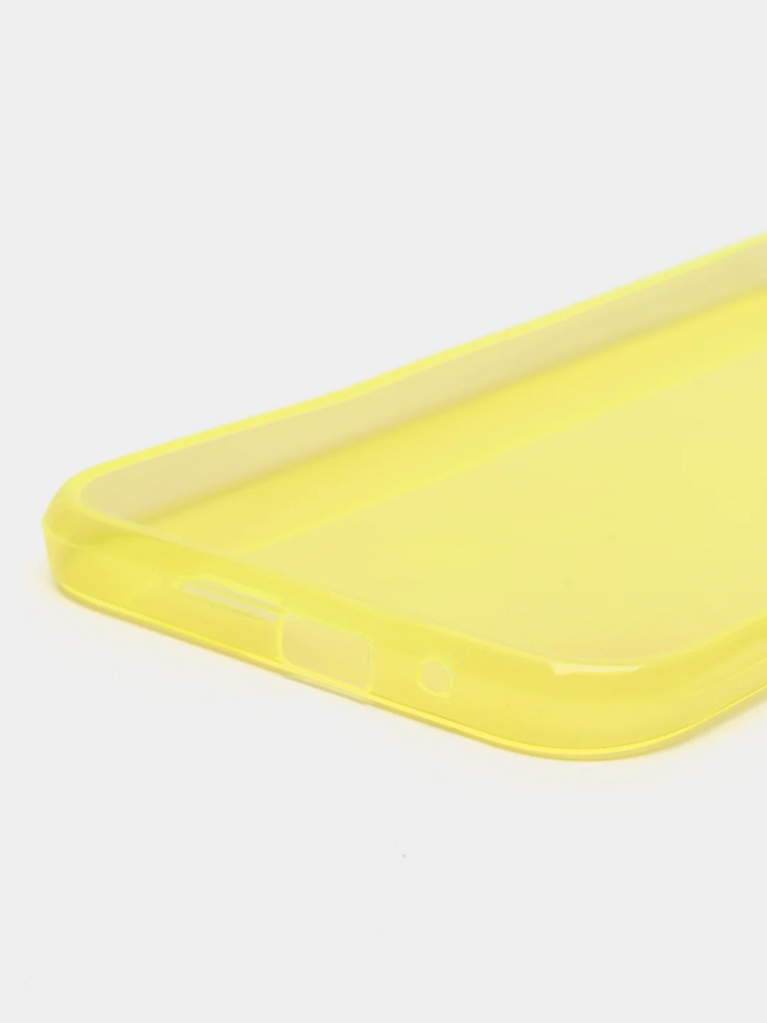 Желтый силиконовый чехол на Huawei G7