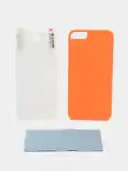 Оранжевый пластиковый чехол для iPhone 5/5S/SE