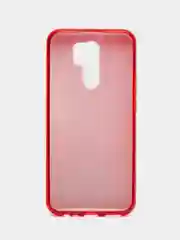 Красный чехол блестящий Xiaomi Redmi 9 накладка c блёстками Редми 9