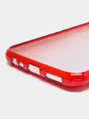 Красный чехол блестящий Xiaomi Redmi 9 накладка c блёстками Редми 9
