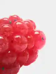 Алый антистресс Сетка блестки звездочки, 7 см
