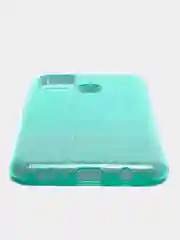Бирюзовый чехол блестящий Samsung Galaxy M31 накладка c блёстками