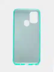 Бирюзовый чехол блестящий Samsung Galaxy M31 накладка c блёстками