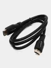 Кабель HDMI-HDMI Harper DCHM-371, 4K Ultra HD, медь, черный, 1 метр