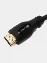 Кабель HDMI-HDMI Harper DCHM-371, 4K Ultra HD, медь, черный, 1 метр