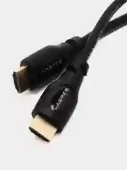 Кабель HDMI-HDMI Harper DCHM-371, 4K Ultra HD, медь, черный, 1 метр