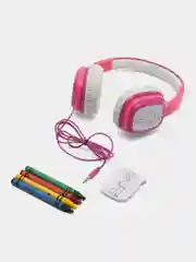 Розовый наушники проводные Harper Kids HN-302, для компьютера, детские
