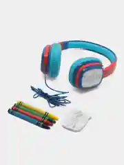Голубой наушники проводные Harper Kids HN-302, для компьютера, детские