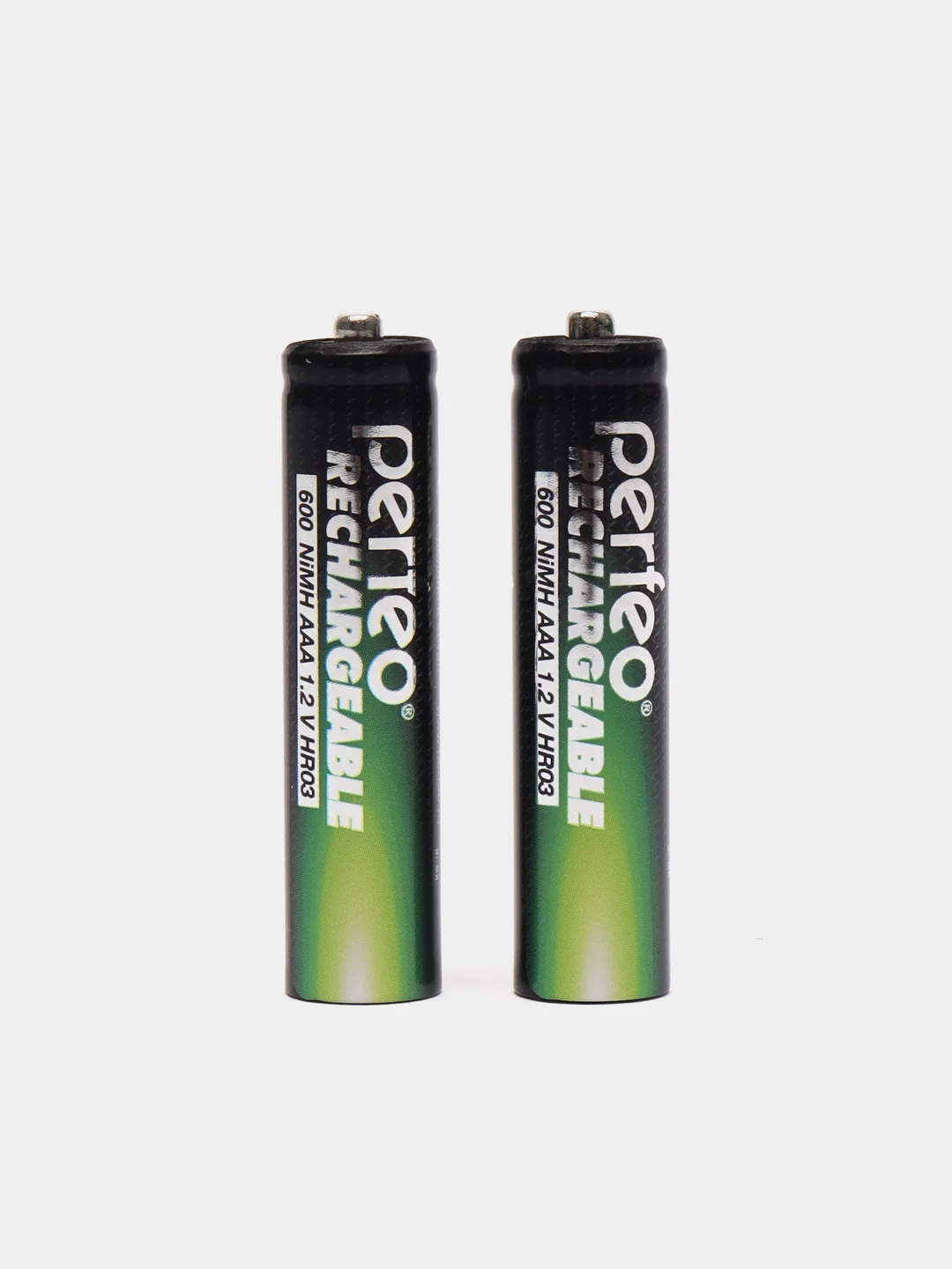 Аккумуляторы ААА Perfeo, 600 mah, 2 шт, мизинчиковые аккумуляторные батарейки, Ni-MH