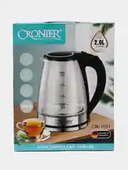 Черный электрический чайник CRONIER, 2 литра