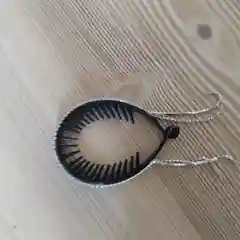Заколка для шишки со стразами