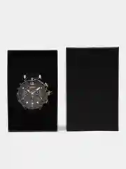 Черный мужские наручные часы Megir MN2106G, с хронографом, в подарочной упаковке