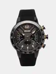Черный мужские наручные часы Megir MN2106G, с хронографом, в подарочной упаковке