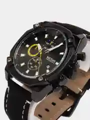 Черный мужские наручные часы Megir ML2054G с хронографом, в подарочной упаковке