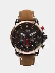 Песочный хаки мужские наручные часы Megir ML2085G, с хронографом, в подарочной упаковке