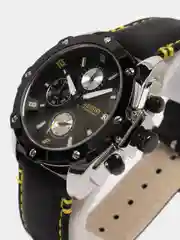 Желтый мужские наручные часы Megir ML2074G, с хронографом, в подарочной упаковке