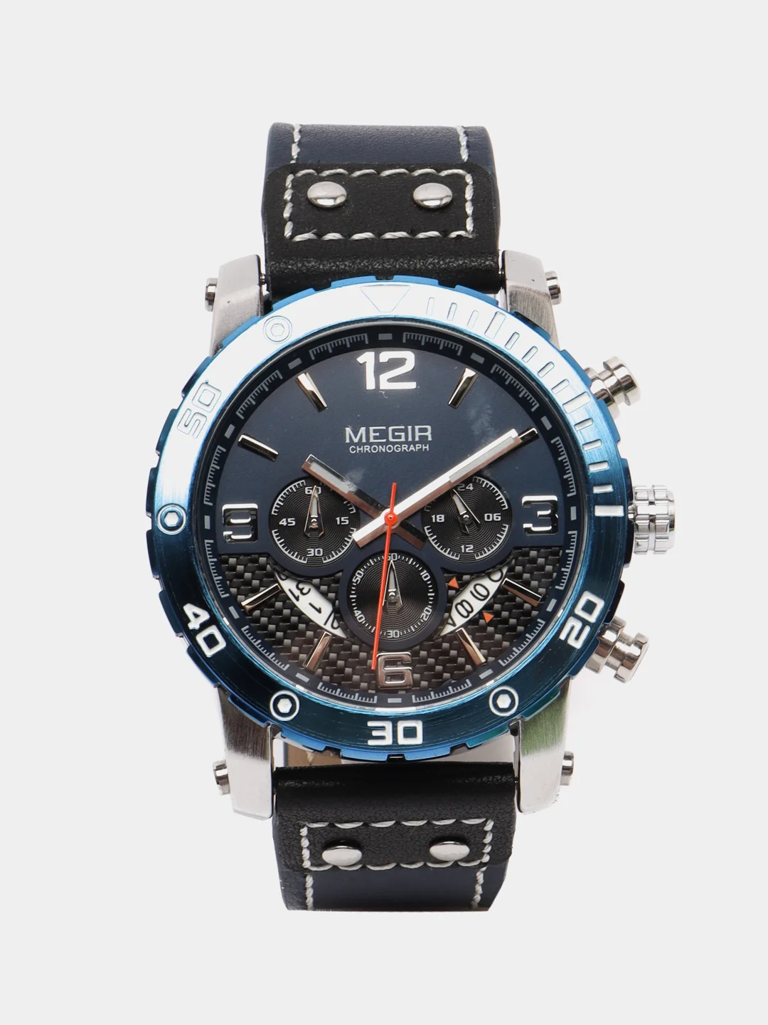 Морской мужские наручные часы Megir ML2084G, с хронографом, в подарочной упаковке