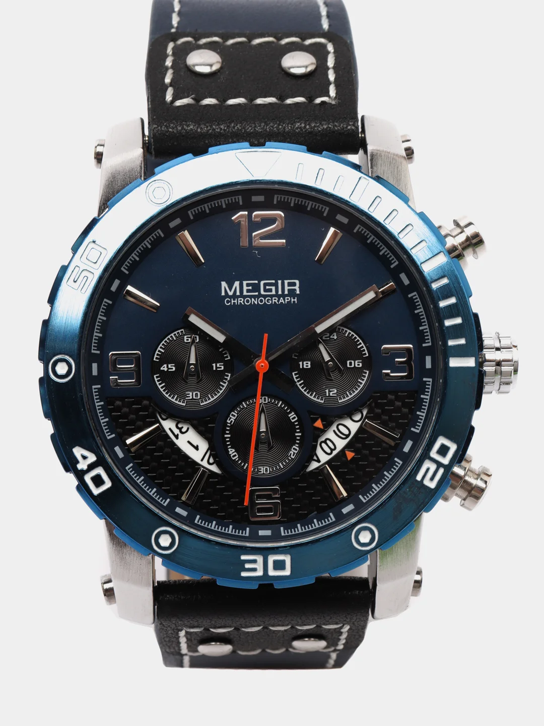 Морской мужские наручные часы Megir ML2084G, с хронографом, в подарочной упаковке
