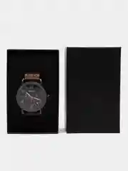 Коричневый мужские наручные часы Megir ML2158G, с хронографом, в подарочной упаковке