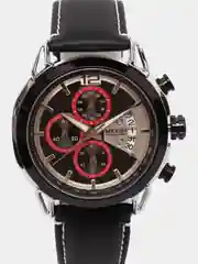 Черный мужские наручные часы Megir ML2071G, с хронографом, в подарочной упаковке