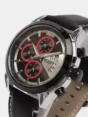 Черный мужские наручные часы Megir ML2071G, с хронографом, в подарочной упаковке