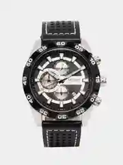 Черный мужские наручные часы Megir ML2096G, с хронографом, в подарочной упаковке