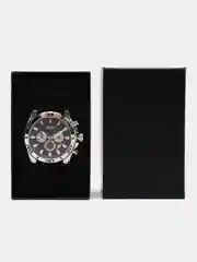 Черный мужские наручные часы Megir ML2094G, с хронографом, в подарочной упаковке