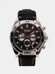 Черный мужские наручные часы Megir ML2094G, с хронографом, в подарочной упаковке