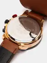 Коричневый мужские наручные часы Megir ML2099G, с хронографом, в подарочной упаковке