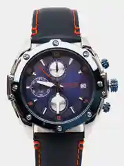 Синий мужские наручные часы Megir ML2074G, с хронографом, в подарочной упаковке