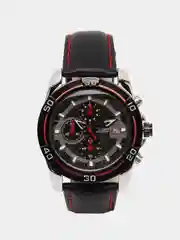Черный мужские наручные часы Megir ML2023G, с хронографом, в подарочной упаковке