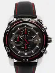Черный мужские наручные часы Megir ML2023G, с хронографом, в подарочной упаковке