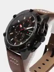 Хаки мужские наручные часы Megir ML2062G с хронографом, в подарочной упаковке