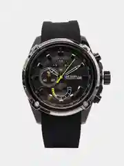 Черный наручные часы Megir MN2086G, с хронографом, мужские, в подарочной упаковке