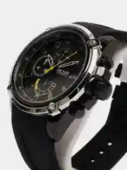 Черный наручные часы Megir MN2086G, с хронографом, мужские, в подарочной упаковке