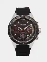 Серебряный мужские наручные часы Megir MN2083G с хронографом, в подарочной упаковке