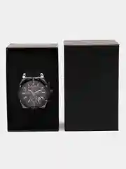 Черный мужские наручные часы Megir MN2073G, c хронографом, в подарочной упаковке