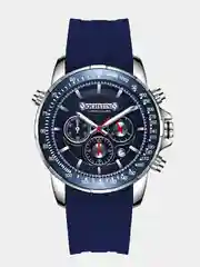 Синий мужские наручные часы Ochstin 6125A с хронографом  в подарочной упаковке