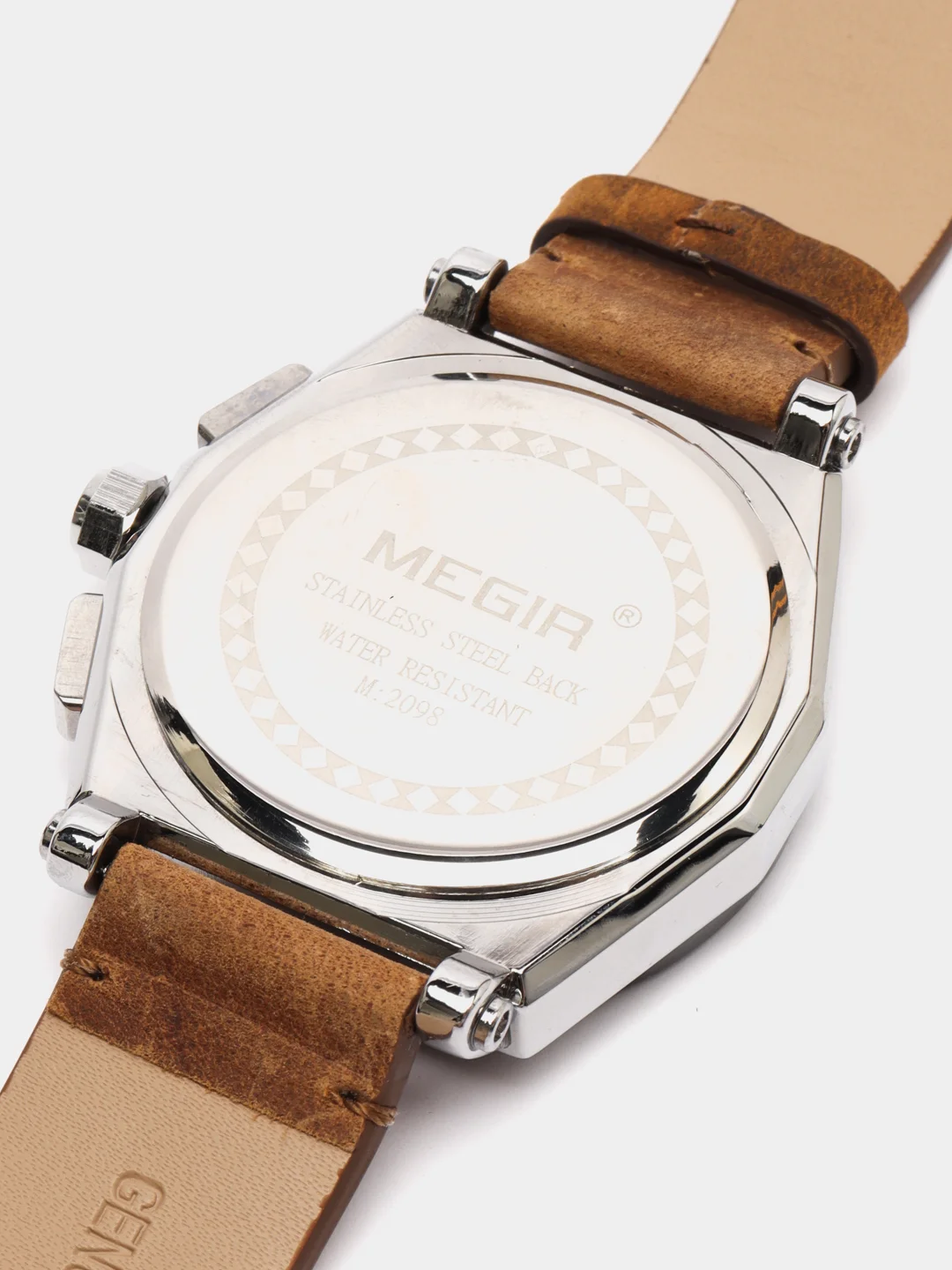 Красный мужские наручные часы Megir ML2098G, с хронографом, в подарочной упаковке