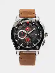 Красный мужские наручные часы Megir ML2098G, с хронографом, в подарочной упаковке