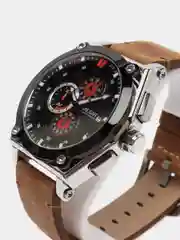 Красный мужские наручные часы Megir ML2098G, с хронографом, в подарочной упаковке