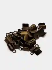Бронзовый зажим, концевик для шнура и ленты
