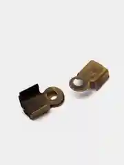Бронзовый зажим, концевик для шнура и ленты