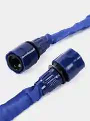 Синий шланг садовый для полива, растягивающийся