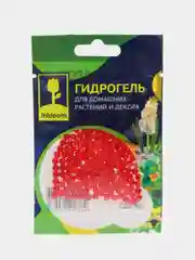 Красный гидрогель для домашних растений и декора/гидрогелевые шарики/аквагрунт/орбиз