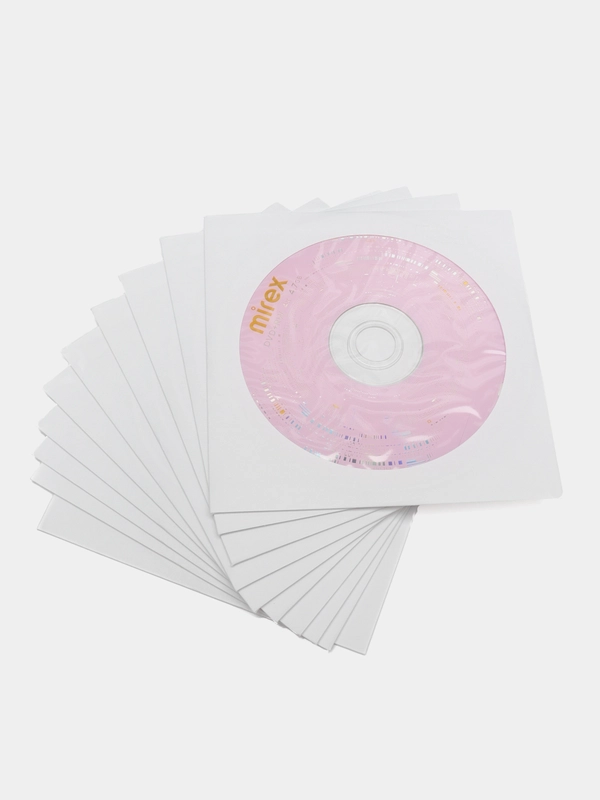 Диск Mirex DVD+RW 4.7GB 4x конверт UL130022A4C, 10 штук