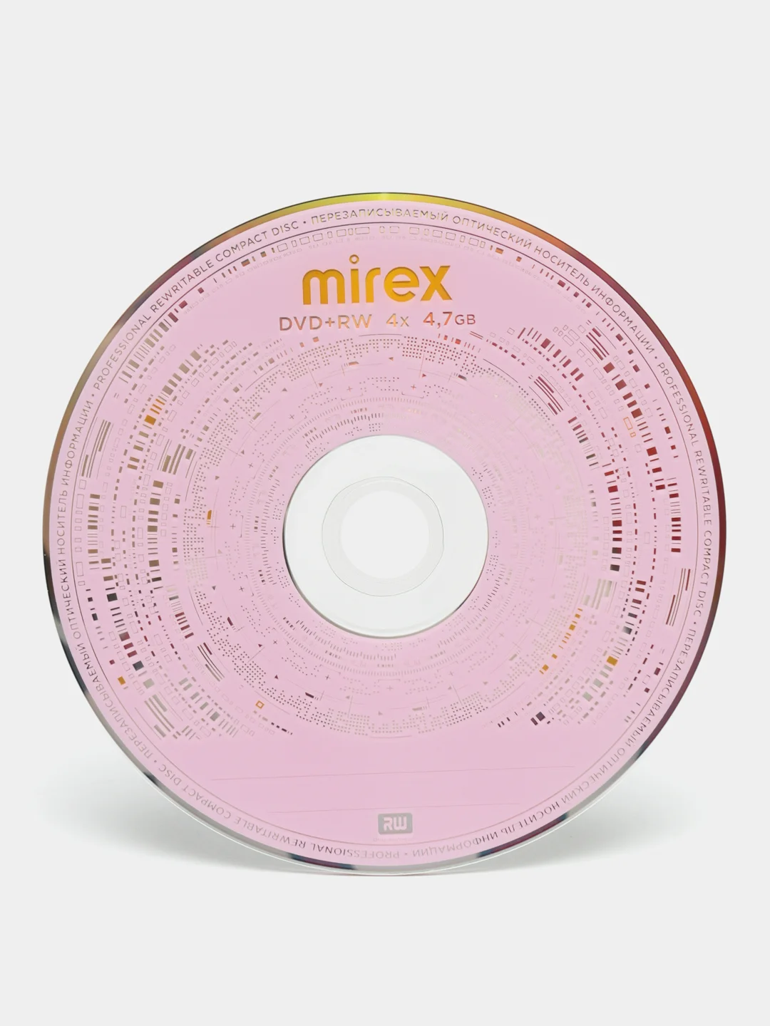 Диск Mirex DVD+RW 4.7GB 4x конверт UL130022A4C, 10 штук